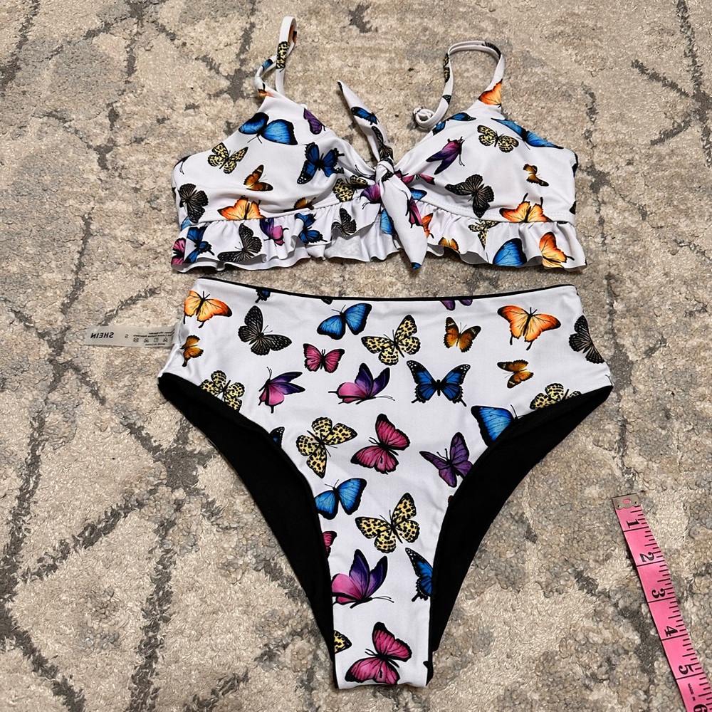Butterfly print bikini set 👙 🦋